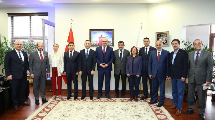 Ato Başkanı Sayın Gürsel Baran Beyi Makamında Ziyaretimiz.