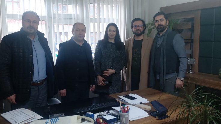 Çubuk ilçemizde,meslektaş ziyaretimizden bir kare